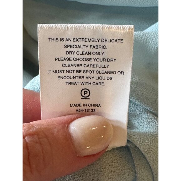 Bec+Bridge Dress Women 10 Dolphin Blue  Elzette Strapless Asymmetric Midi NWT‎ - Picture 14 of 14